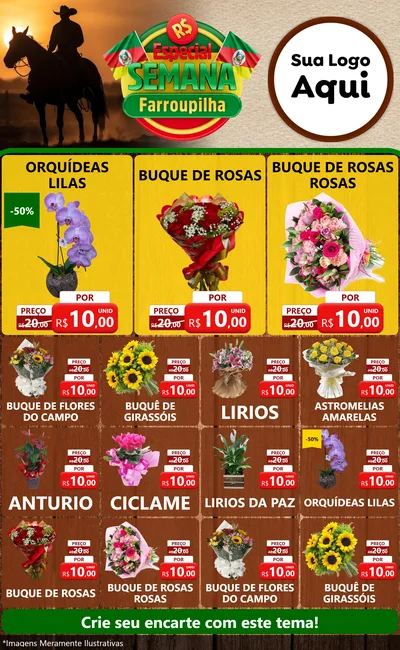 Modelo de Encarte para Encarte Grande
