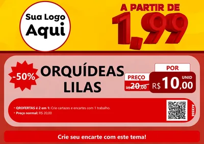 Modelo de Cartaz para Cartaz A4 Horizontal
