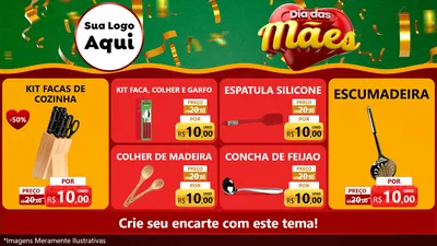 Modelo de TV para TV Horizontal com o tema Dia das Mães para Utilidades Domésticas