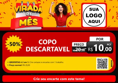 Modelo de Cartaz para Cartaz A4 Horizontal
