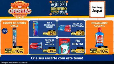 Modelo de TV para TV Horizontal com o tema Sábado de Ofertas Imperdíveis para Higiene Pessoal
