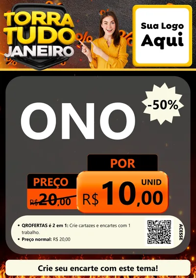 Modelo de Cartaz para Cartaz A4 Vertical com o tema Torra Tudo Janeiro para Óticas