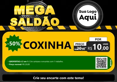 Modelo de Cartaz para Cartaz A4 Horizontal