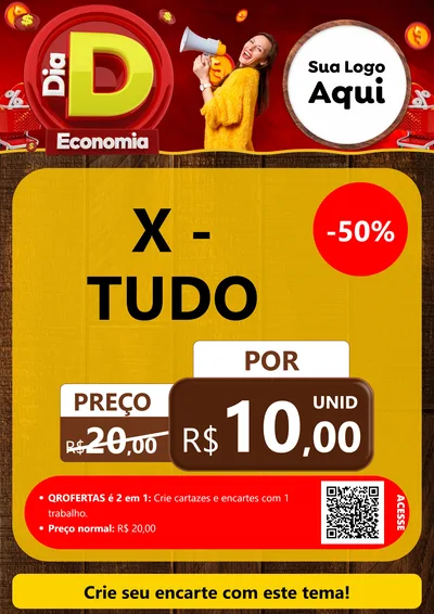 Modelo de Cartaz para Cartaz A4 Vertical