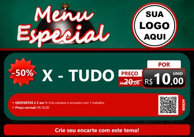 Modelo de Cartaz para Cartaz A4 Horizontal