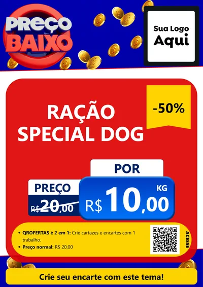 Modelo de Cartaz para Cartaz A4 Vertical