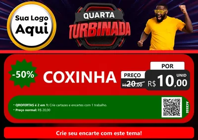 Modelo de Cartaz para Cartaz A4 Horizontal
