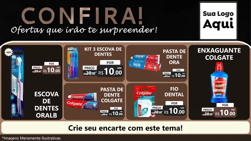 Modelo de TV para TV Horizontal com o tema Confira! Ofertas que irão te surpreender! para Higiene Pessoal