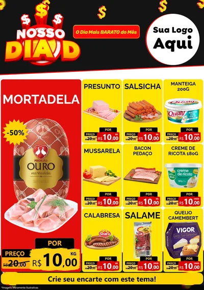 Modelo de Encarte para Encarte A4 Vertical