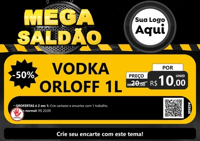 Modelo de Cartaz para Cartaz A4 Horizontal