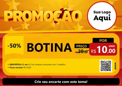 Modelo de Cartaz para Cartaz A4 Horizontal
