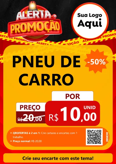 Modelo de Cartaz para Cartaz A4 Vertical