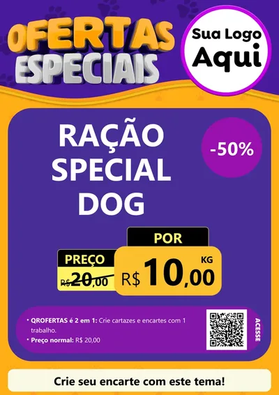 Modelo de Cartaz para Cartaz A4 Vertical