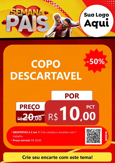 Modelo de Cartaz para Cartaz A4 Vertical