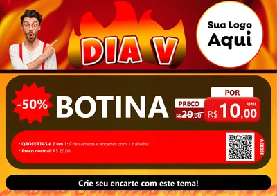 Modelo de Cartaz para Cartaz A4 Horizontal com o tema Dia V para Agropecuária