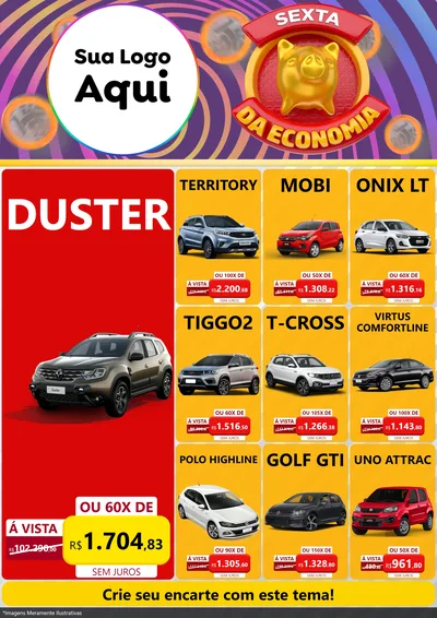Modelo de Encarte para Encarte A4 Vertical
