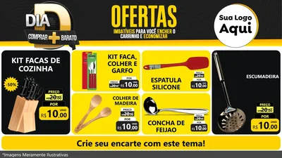 Modelo de TV para TV Horizontal com o tema Dia D Mais Economia para Utilidades Domésticas