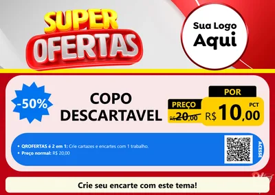 Modelo de Cartaz para Cartaz A4 Horizontal
