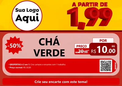 Modelo de Cartaz para Cartaz A4 Horizontal