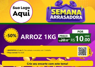 Modelo de Cartaz para Cartaz A4 Horizontal