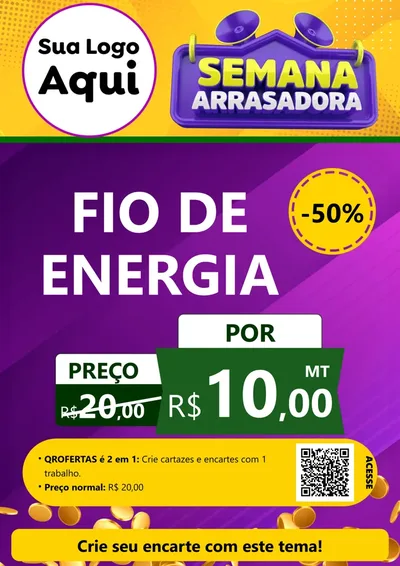 Modelo de Cartaz para Cartaz A4 Vertical