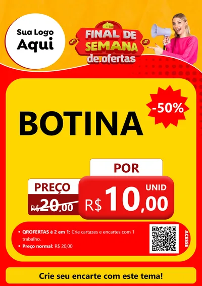 Modelo de Cartaz para Cartaz A4 Vertical