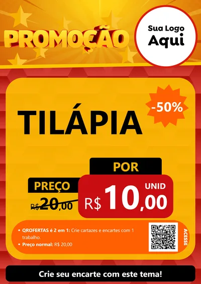 Modelo de Cartaz para Cartaz A4 Vertical