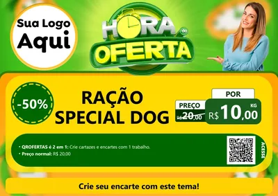 Modelo de Cartaz para Cartaz A4 Horizontal