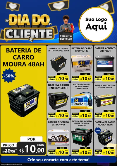 Modelo de Encarte para Encarte A4 Vertical
