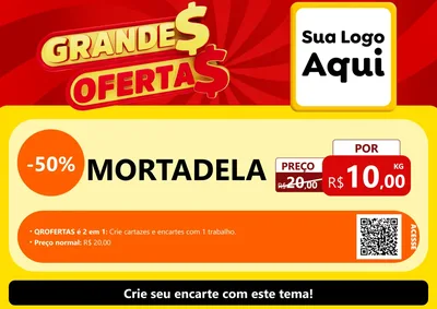 Modelo de Cartaz para Cartaz A4 Horizontal