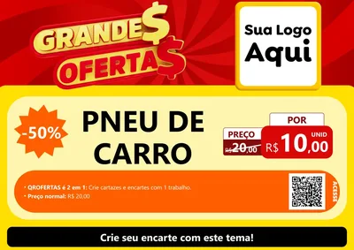 Modelo de Cartaz para Cartaz A4 Horizontal