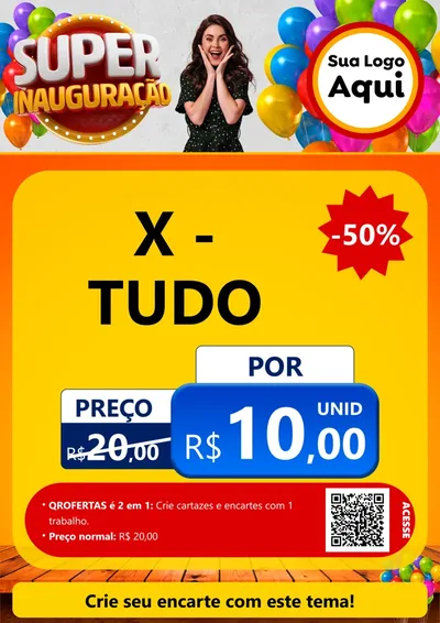 Modelo de Cartaz para Cartaz A4 Vertical