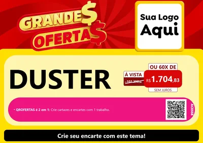 Modelo de Cartaz para Cartaz A4 Horizontal