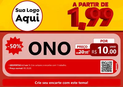 Modelo de Cartaz para Cartaz A4 Horizontal