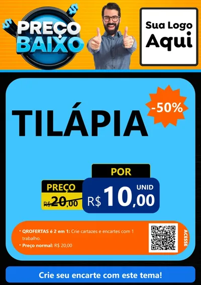 Modelo de Cartaz para Cartaz A4 Vertical