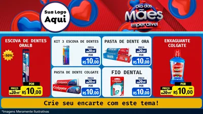 Modelo de TV para TV Horizontal com o tema Dia Das Mães Imperdível para Higiene Pessoal
