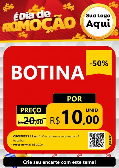 Modelo de Cartaz para Cartaz A4 Vertical