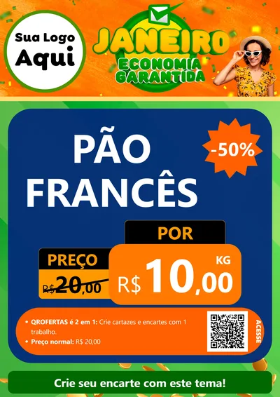 Modelo de Cartaz para Cartaz A4 Vertical