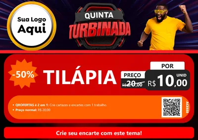 Modelo de Cartaz para Cartaz A4 Horizontal