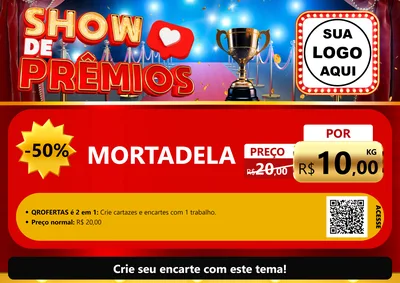 Modelo de Cartaz para Cartaz A4 Horizontal