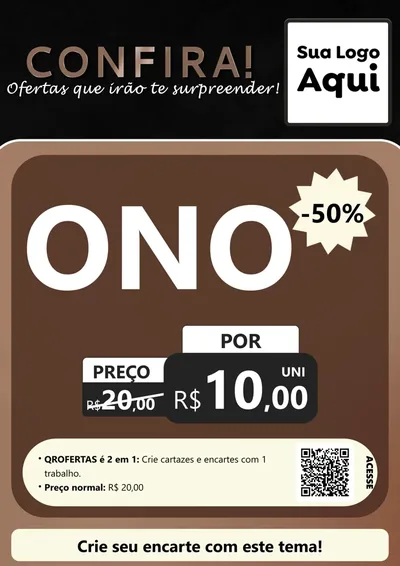 Modelo de Cartaz para Cartaz A4 Vertical com o tema Confira! Ofertas que irão te surpreender! para Óticas