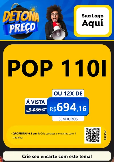 Modelo de Cartaz para Cartaz A4 Vertical