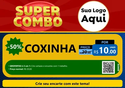 Modelo de Cartaz para Cartaz A4 Horizontal