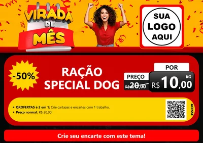 Modelo de Cartaz para Cartaz A4 Horizontal