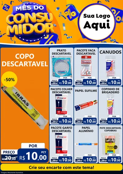 Modelo de Encarte para Encarte A4 Vertical