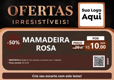 Modelo de Cartaz para Cartaz A4 Horizontal com o tema Ofertas Irresistíveis! para Bebês