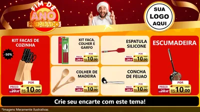 Modelo de TV para TV Horizontal com o tema Fim de Ano Premiado para Utilidades Domésticas