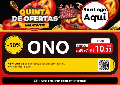 Modelo de Cartaz para Cartaz A4 Horizontal com o tema Quinta de Ofertas Imbatíveis para Óticas