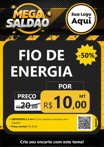 Modelo de Cartaz para Cartaz A4 Vertical