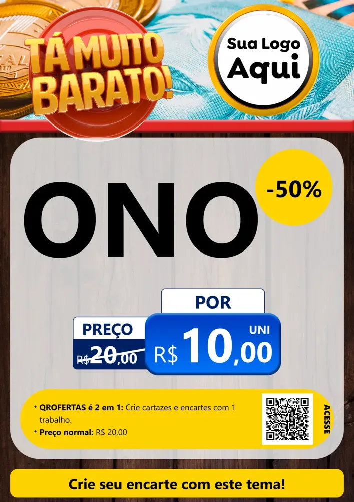 Modelo de Cartaz para Cartaz A4 Vertical com o tema Está Muito Barato para Óticas
